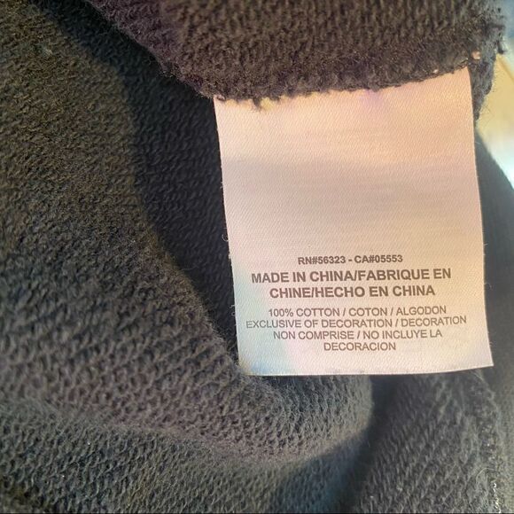 Nike Heritage Stripes Classic Crewneck Sweatshirt Pullover Sweater Black & white - Picture 7 of 8